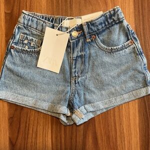 NWT Zara 4Y Mom Shorts